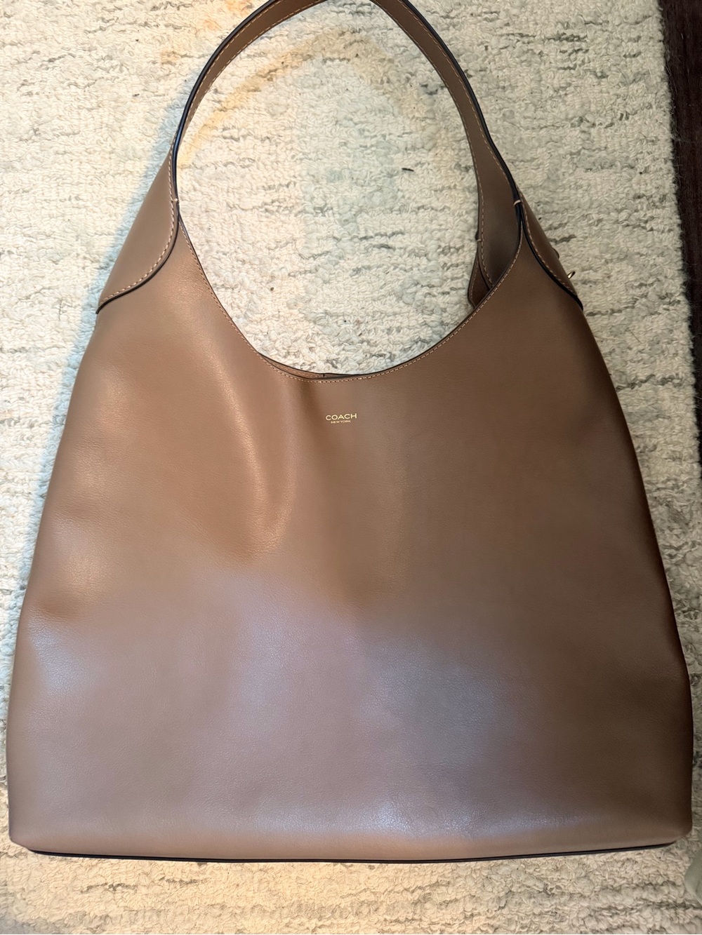 COACH Brown Leather Shoulder Bag